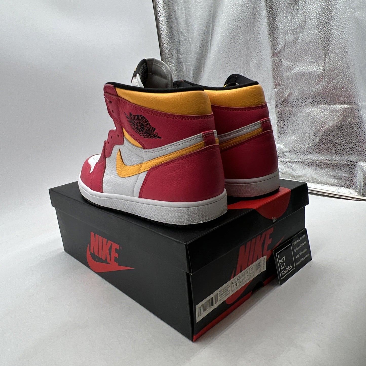 Size 11.5 - Air Jordan 1 Retro High OG Light Fusion Red 2021 (555088-603)