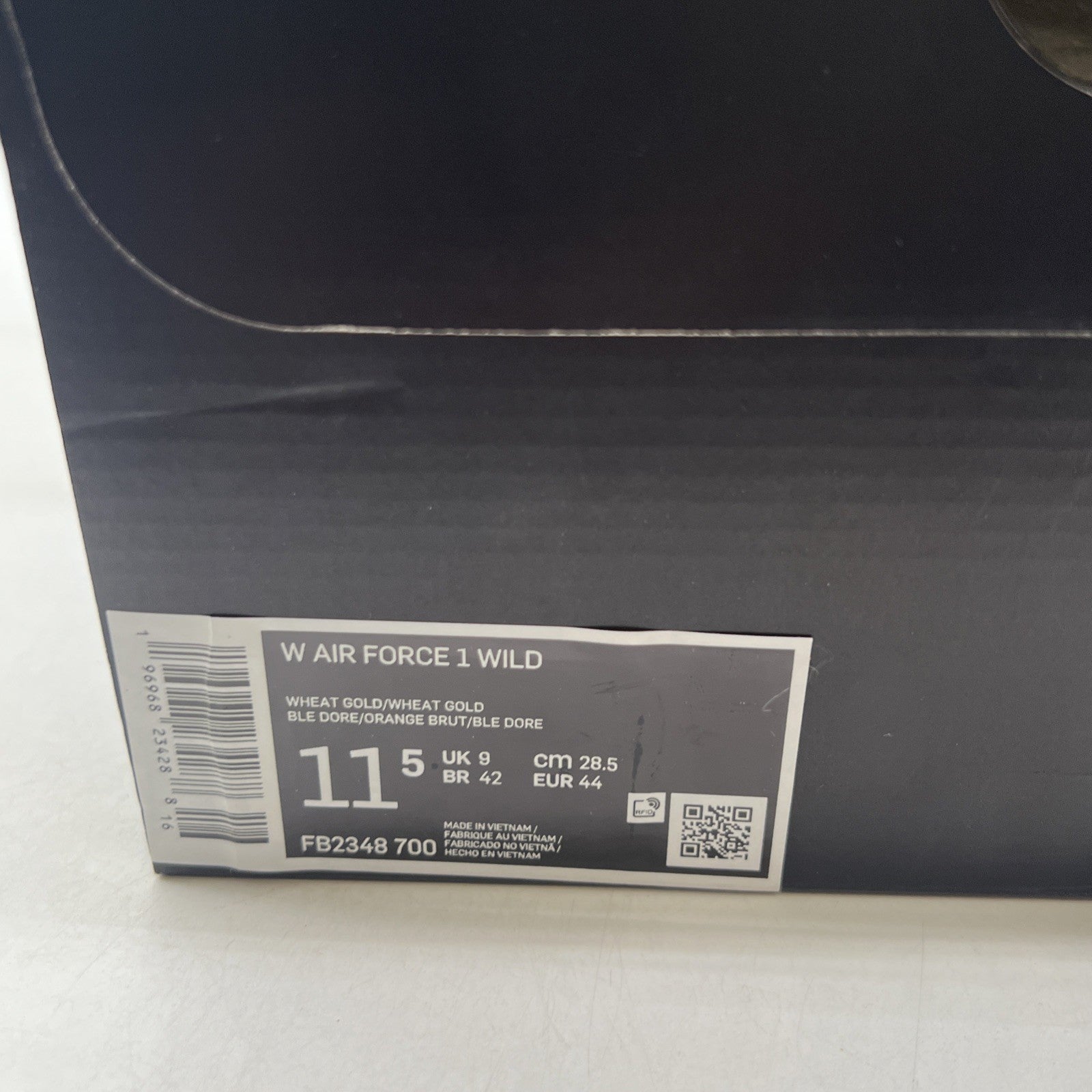 Size 11.5 - Nike Air Force 1 Wild Wheat Gold W (FB2348-700)