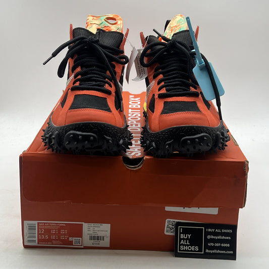 Size 12 - Nike Off-White x Air Terra Forma Mantra Orange (DQ1615-800)