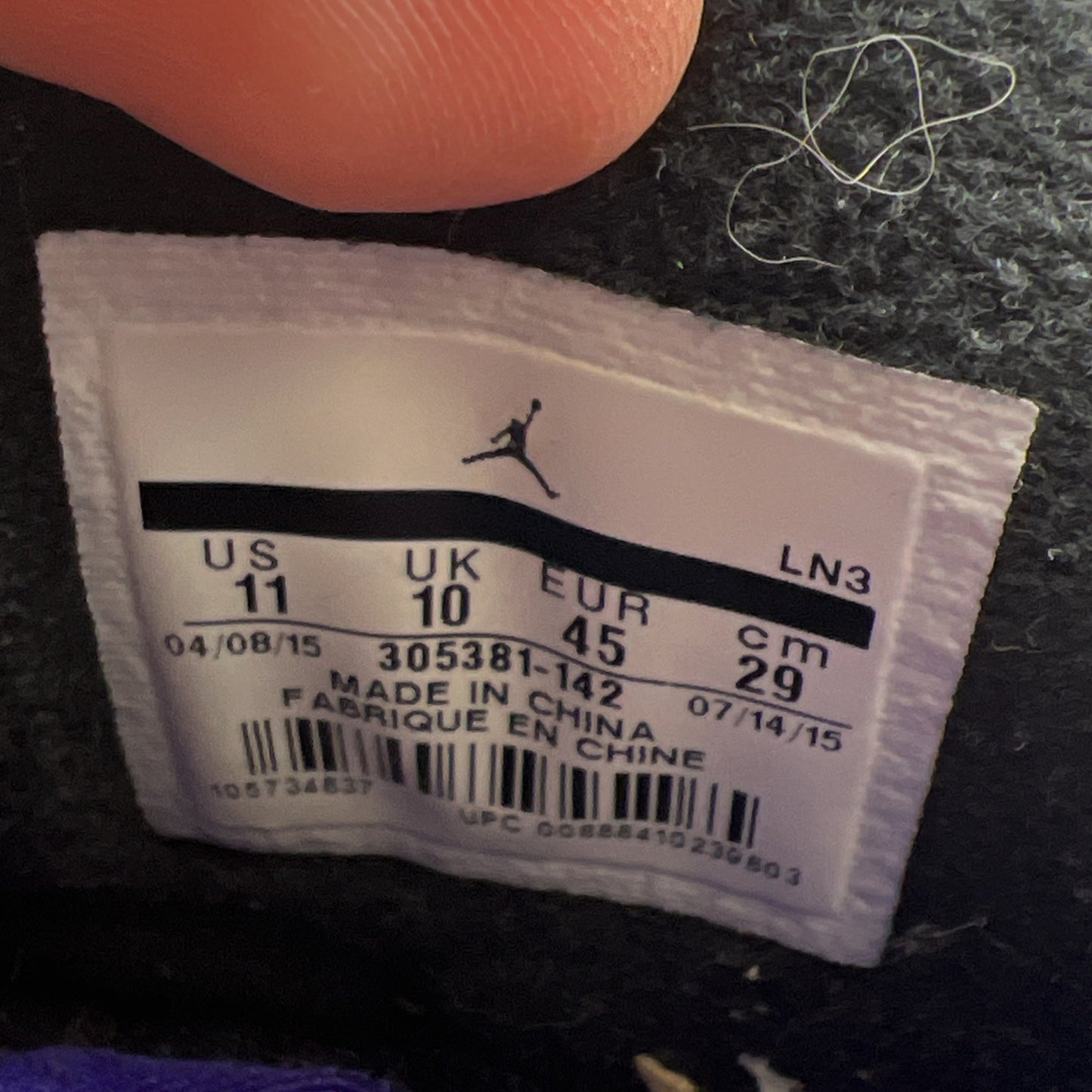 Size 11 - Air Jordan 8 Three-Peat (305381-142)
