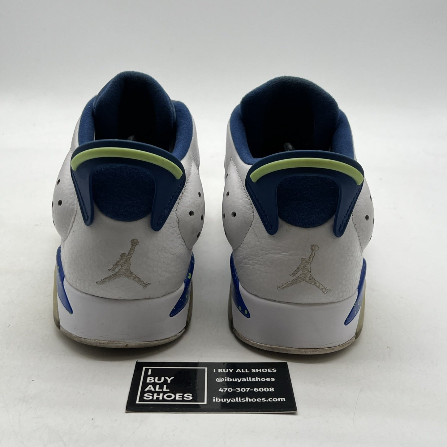 Size 11.5 - Air Jordan 6 Low Ghost Green (304401-106)