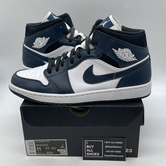 Size 11 - Air Jordan 1 Mid Armory Navy (554724-411)