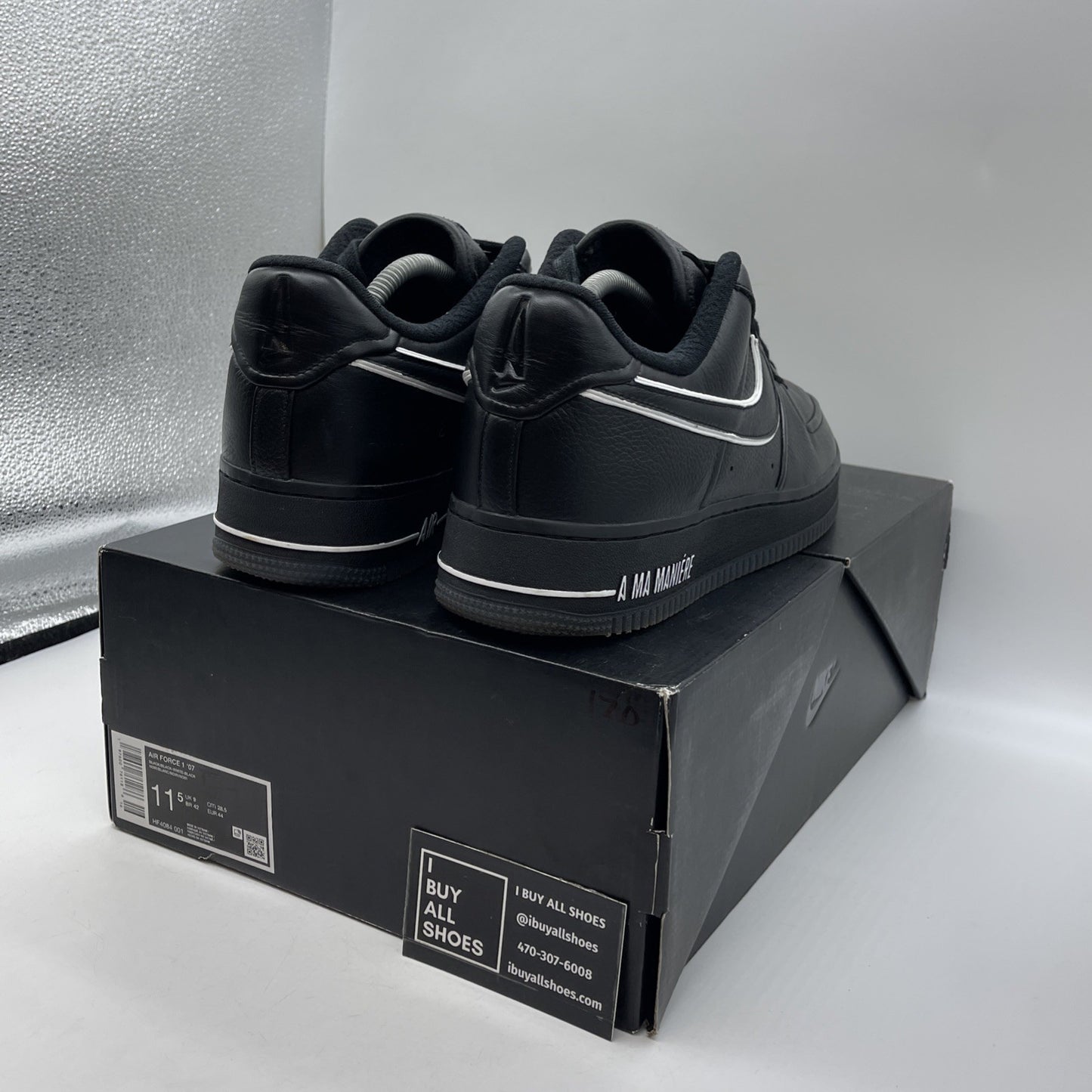 Size 11.5W - Nike A Ma Maniére x Air Force 1 Low Hand Wash Cold (HF4084-001)