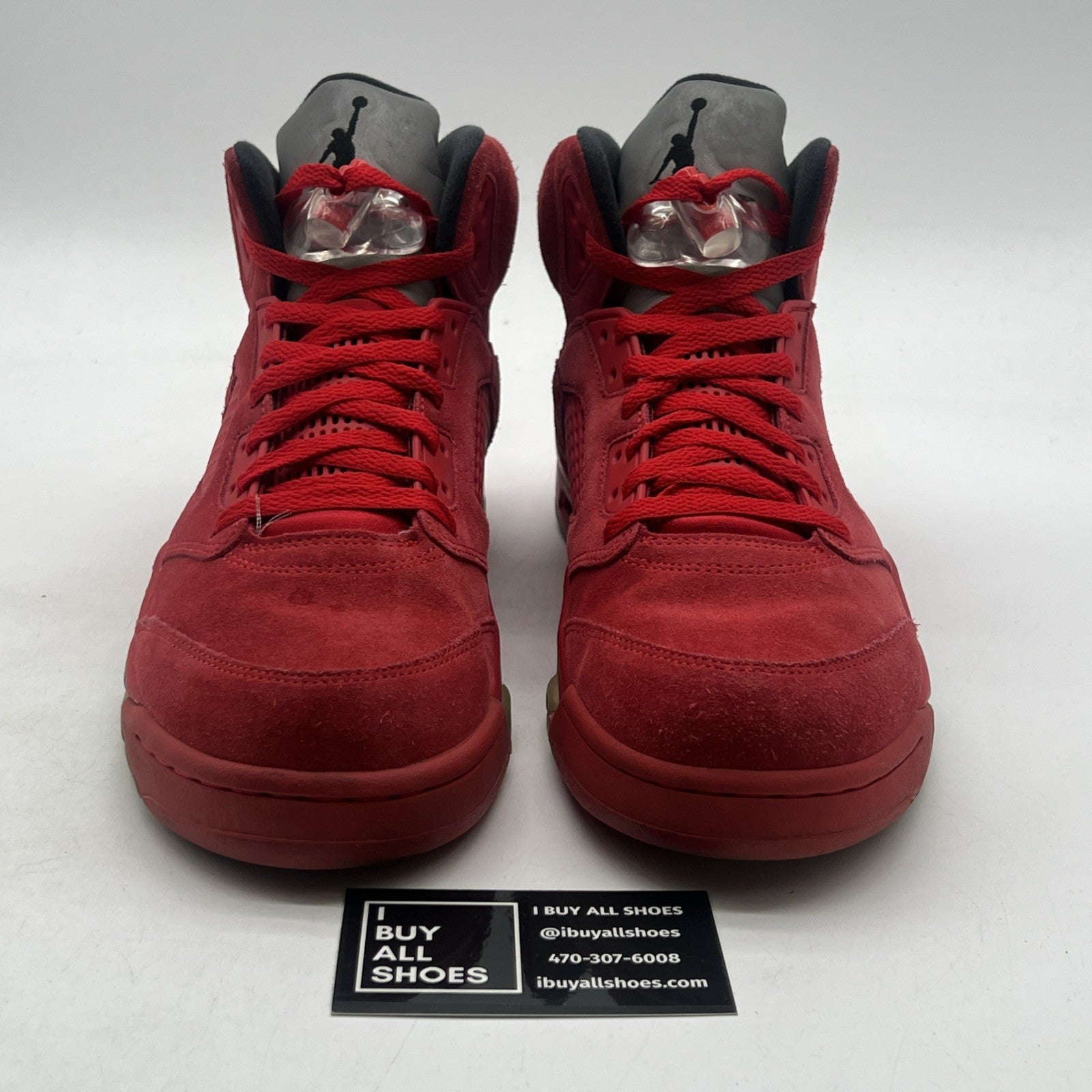 Size 10.5 - Air Jordan 5 Retro Red Suede (136027-602)