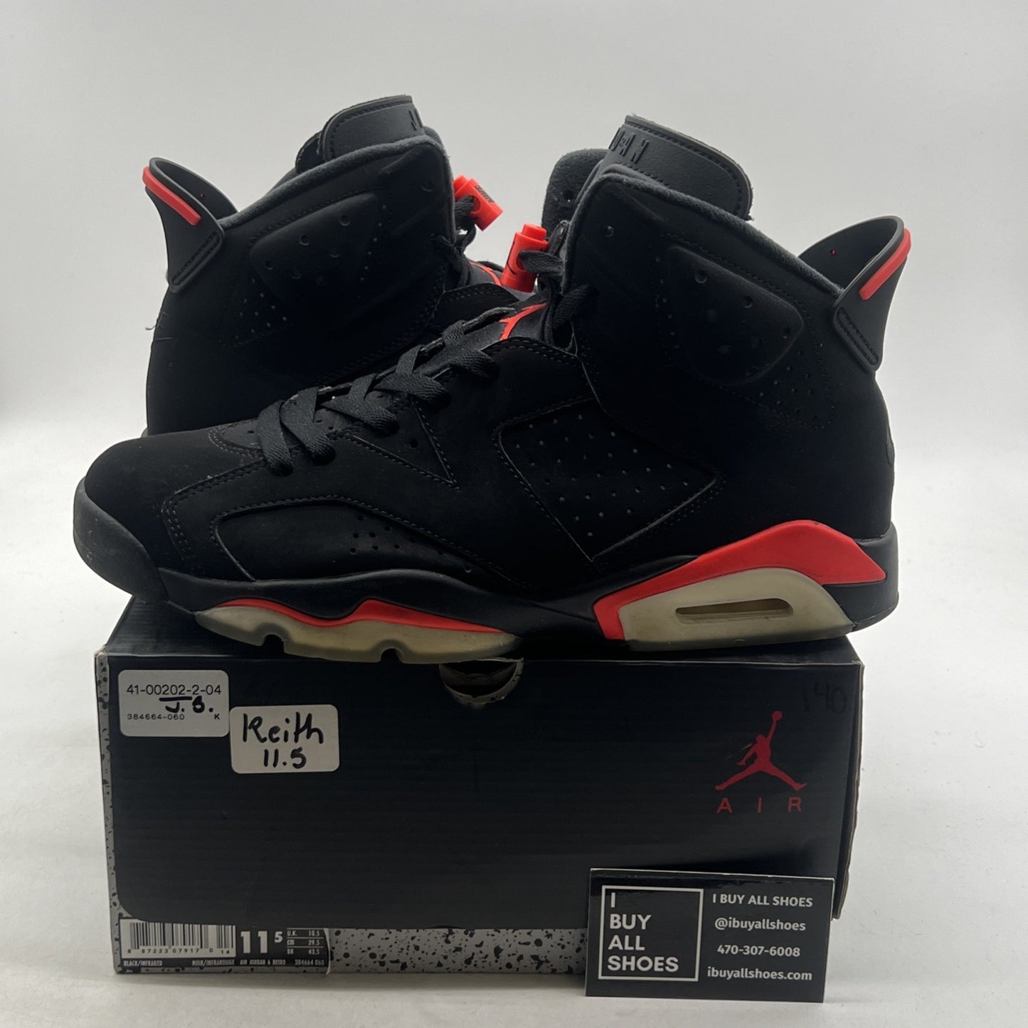 Size 11.5 - Air Jordan 6 Retro Mid Infrared (384664-060)