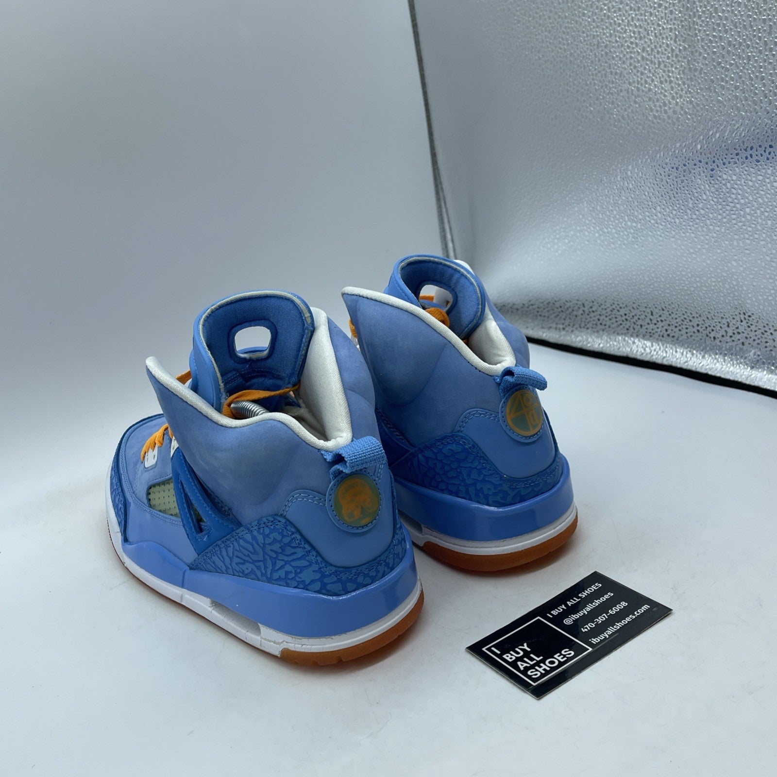Size 9.5 - Jordan Spizike Year Of The Dragon Blue Suede Leather (315371-415)