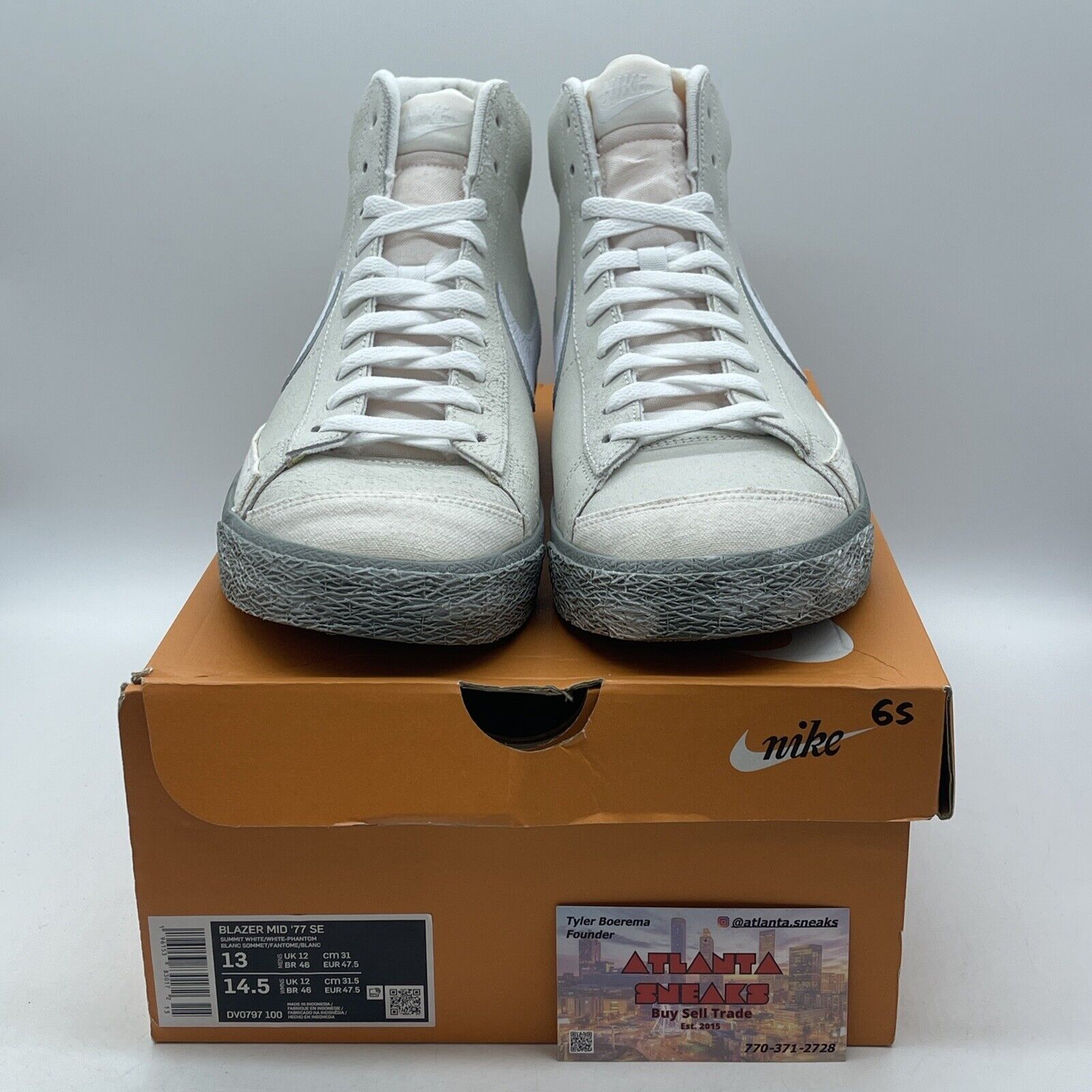 Size 13 - Nike Blazer '77 EMB Mid All-Star - Salt Flats Suede (DV0797-100)