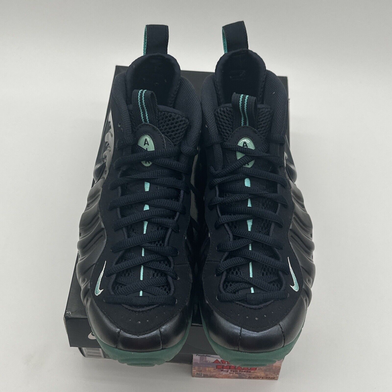 Size 8.5 - Nike Air Foamposite Pro Aqua 2015 Black Blue Green Turquoise Icy