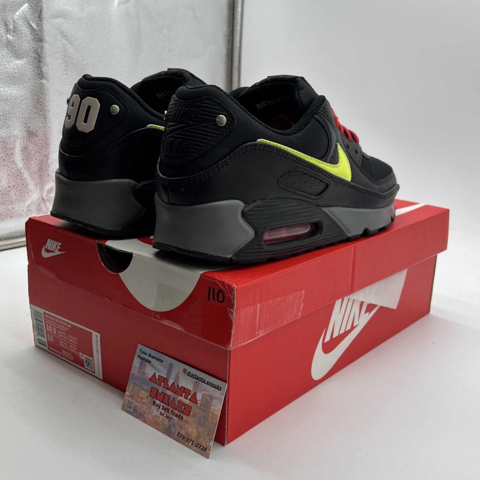 Size 10.5 - Nike Air Max 90 New York - City Pack (CW1408-001)