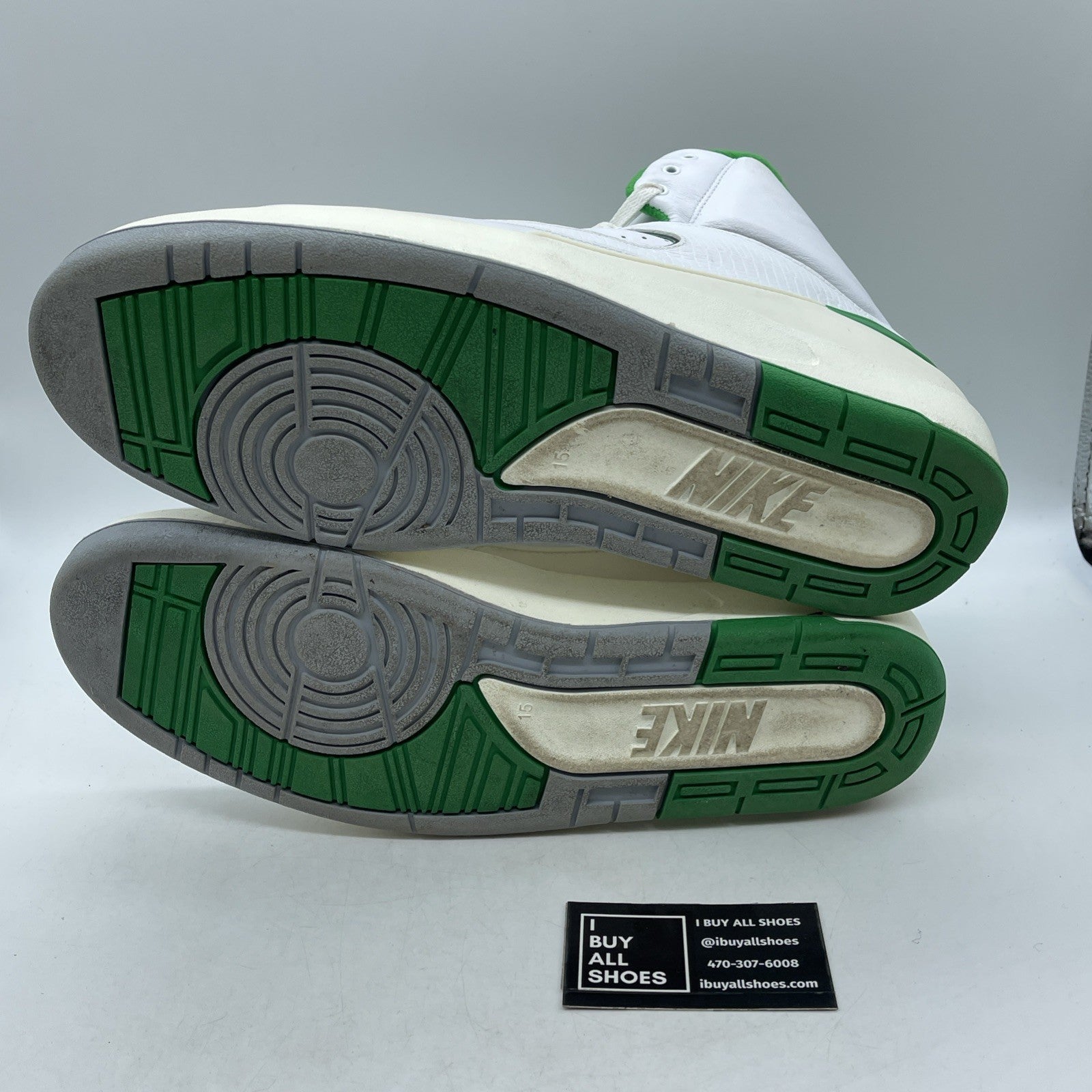 Size 15 - Air Jordan 2 Retro Lucky Green (DR8884-103)