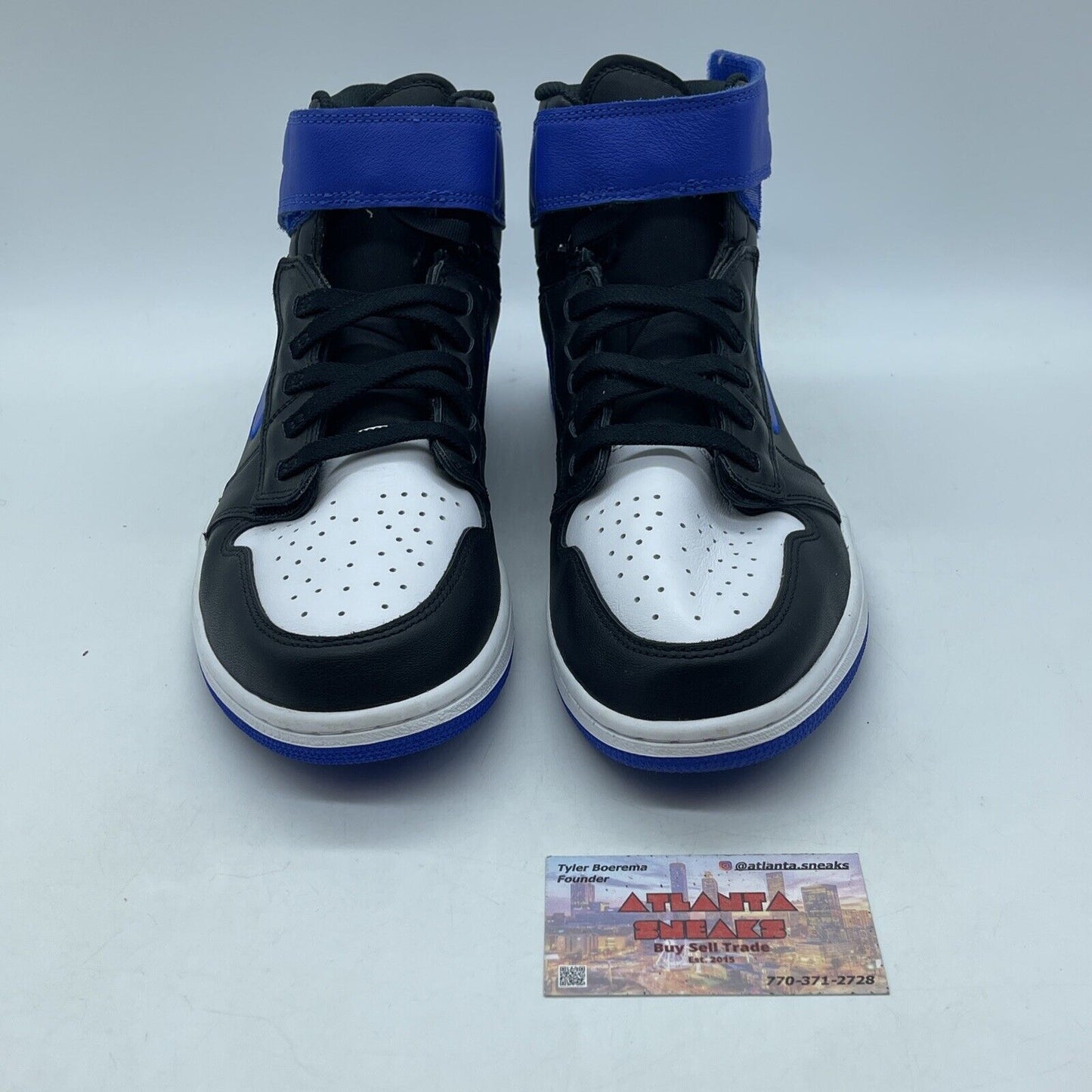 Size 10.5 - Air Jordan 1 FlyEase High Hyper Royal Blue Black (CQ3835-041)