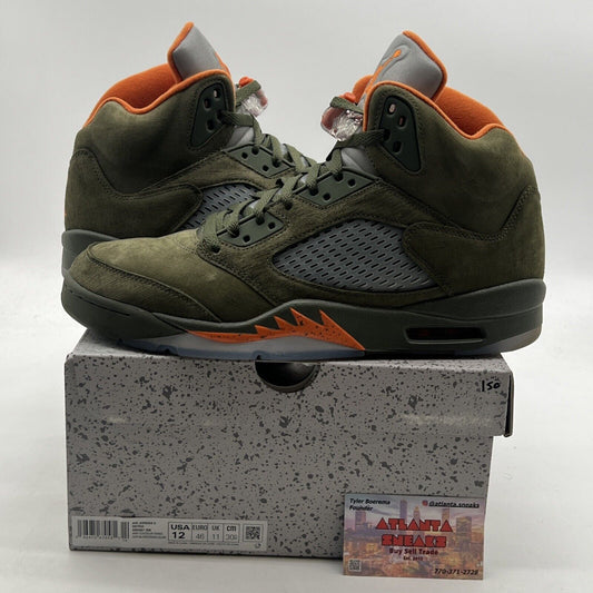 Size 12 - Air Jordan 5 Retro 2024 Olive (DD0587-308)