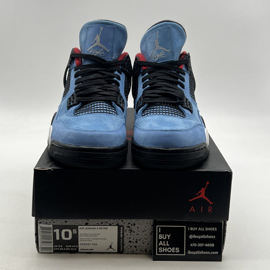 Size 10.5 - Air Jordan 4 Retro x Travis Scott Mid Cactus Jack (308497-406)