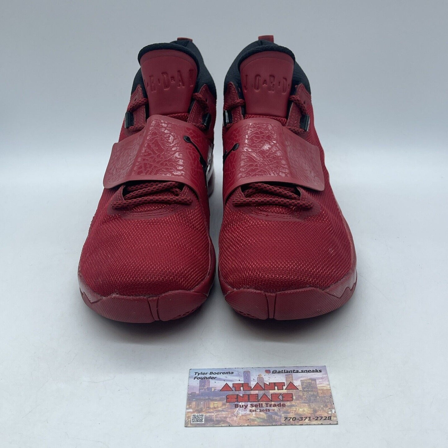 Size 10.5 - Air Jordan Super.Fly 5 Red Black Suede Leather (881571-601)