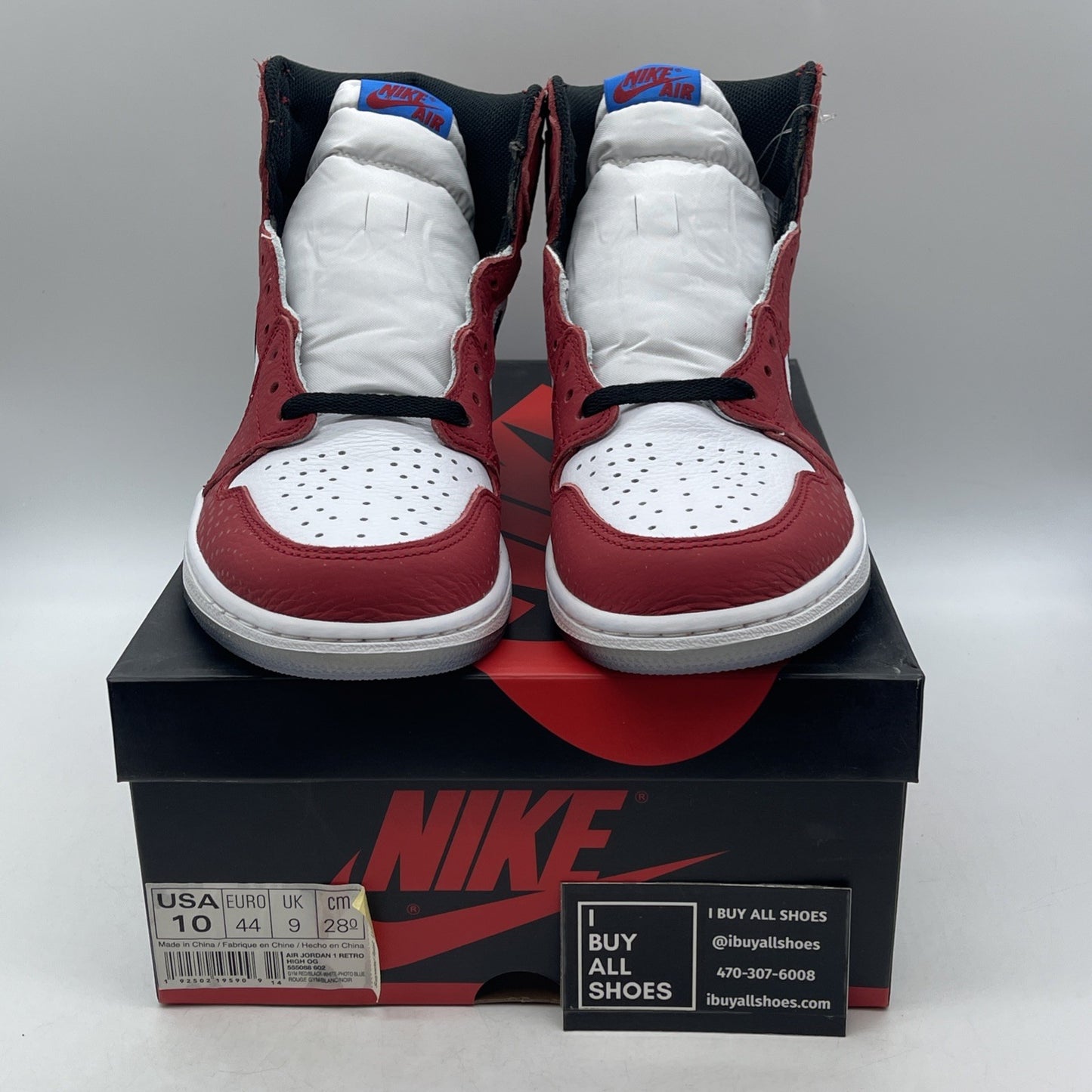 Size 10 - Air Jordan 1 Retro OG Special Box x Marvel High Origin Story
