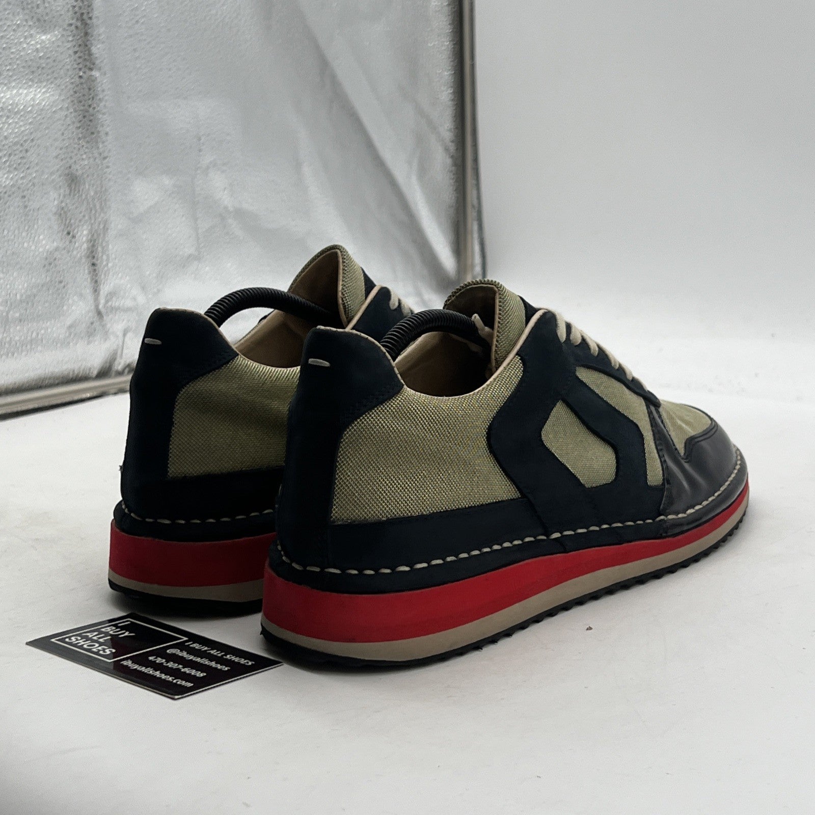 Size 42 - Maison Margiela Sneakers Beige Navy Red Black