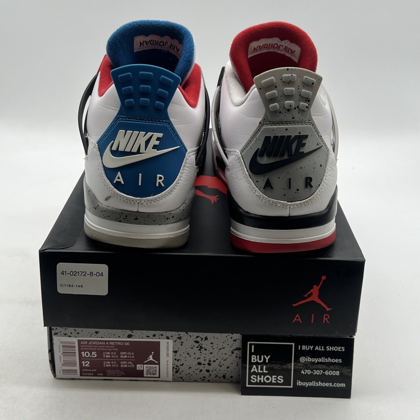 Size 10.5 - Air Jordan 4 Retro SE Mid What The 4 (CI1184-146)