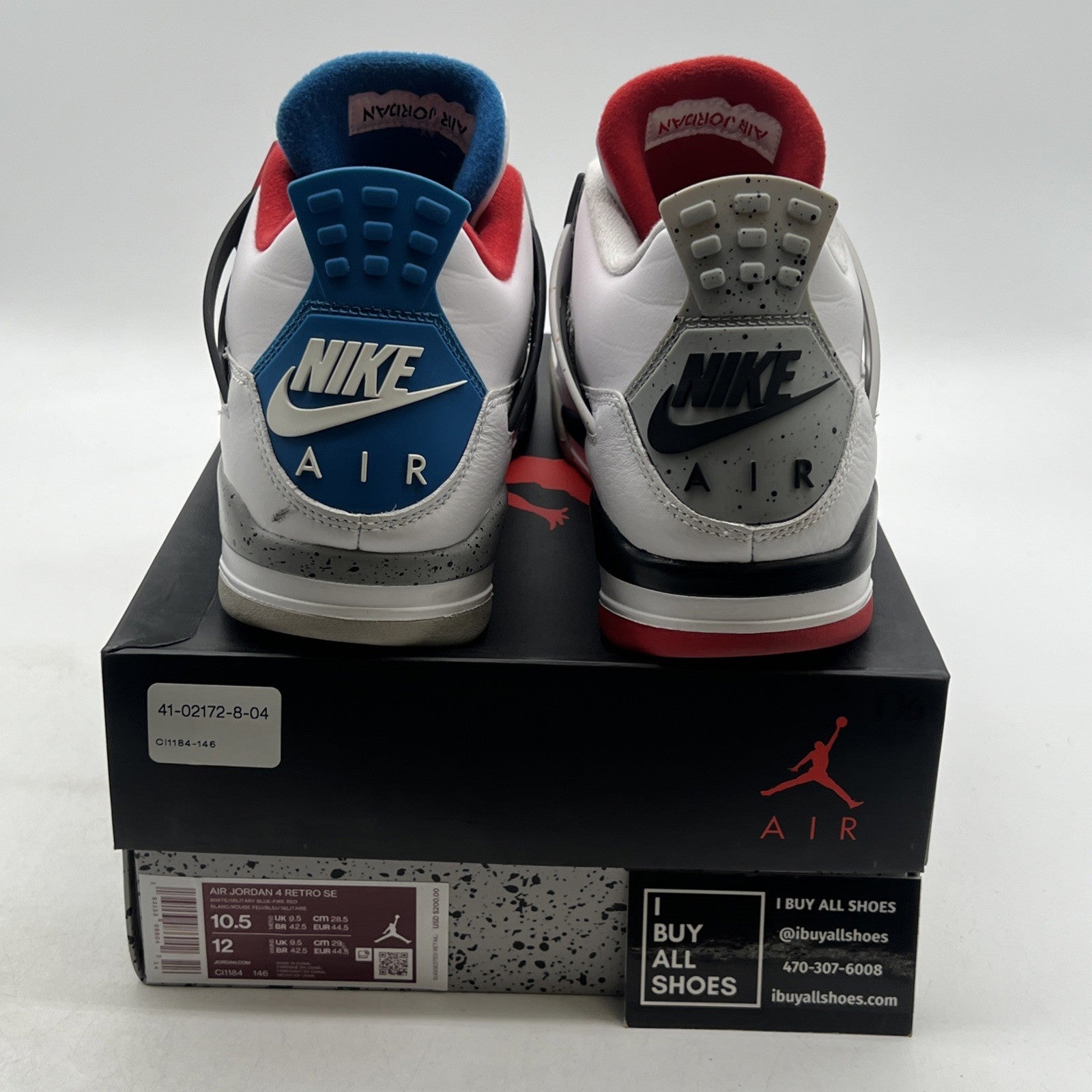 Size 10.5 - Air Jordan 4 Retro SE Mid What The 4 (CI1184-146)