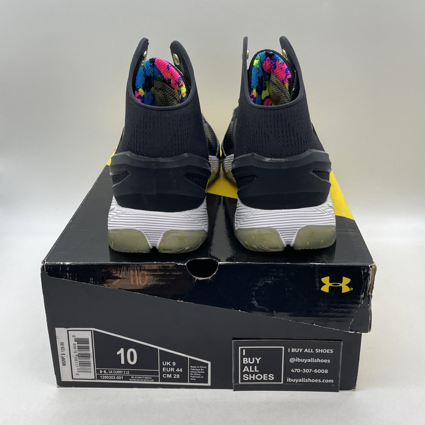 Size 10 - Under Armour Curry 2 Elite (1280303-001)