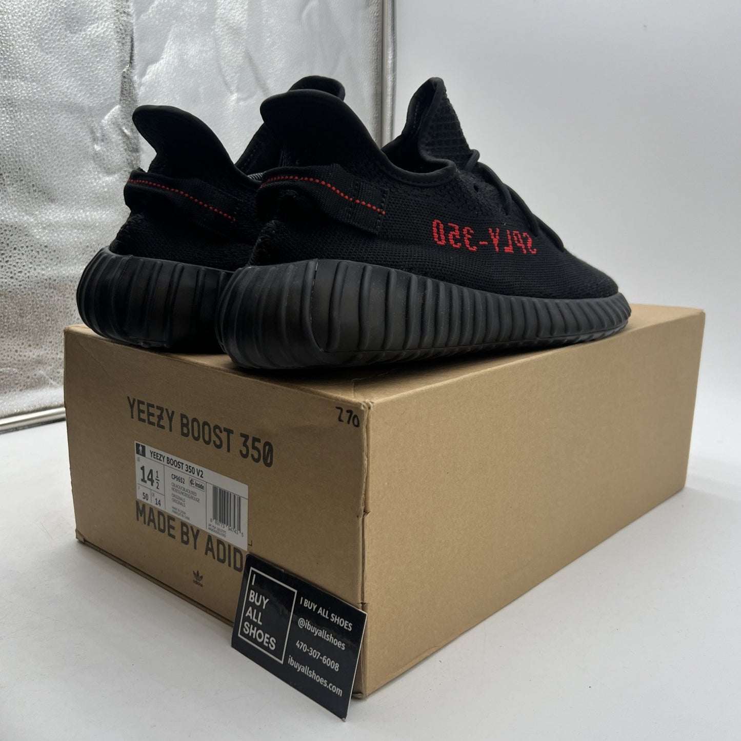 Size 14.5 - adidas Yeezy Boost 350 V2 Low Bred (CP9652)