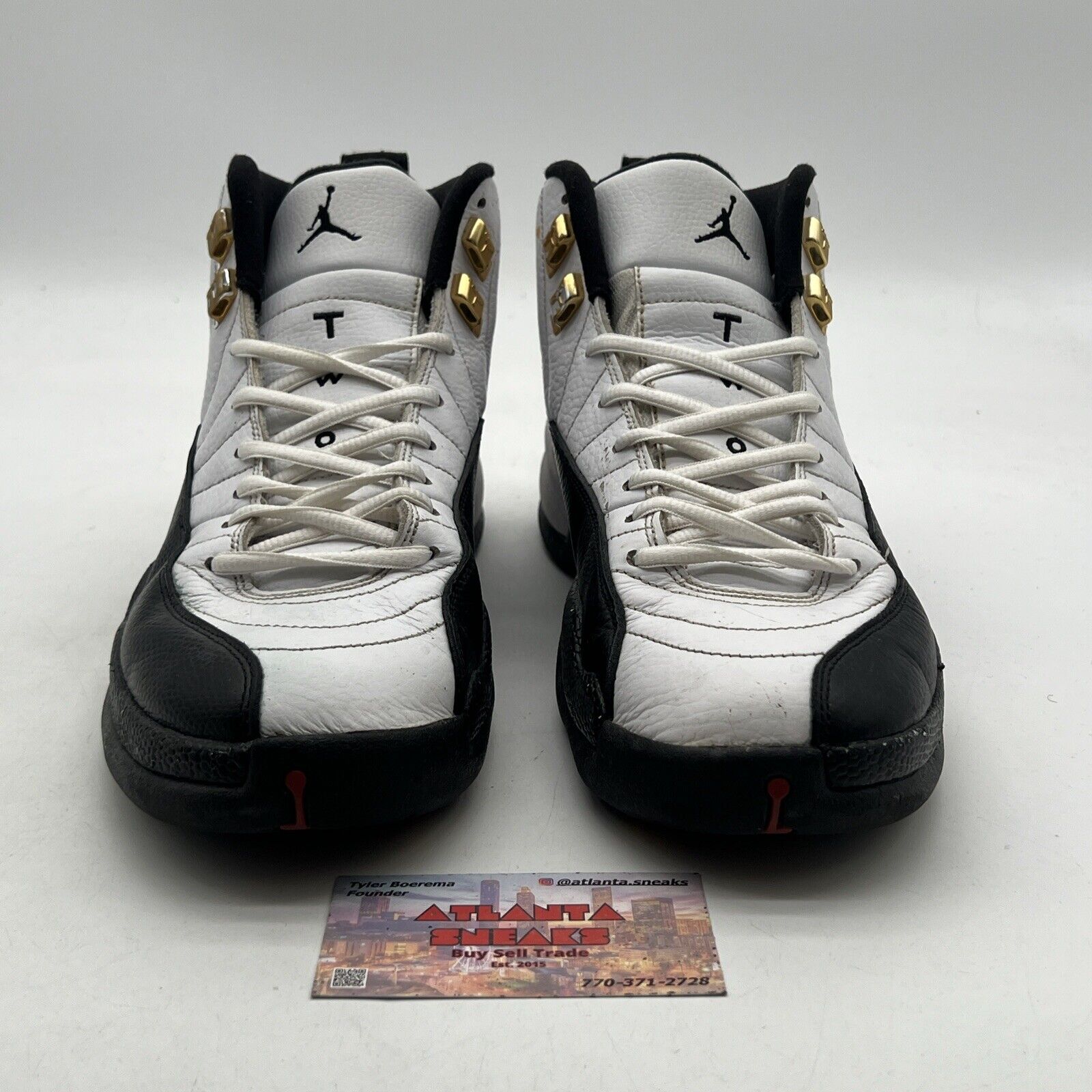 Size 9.5 - Air Jordan 12 Retro taxi release 2013 (130690-125)