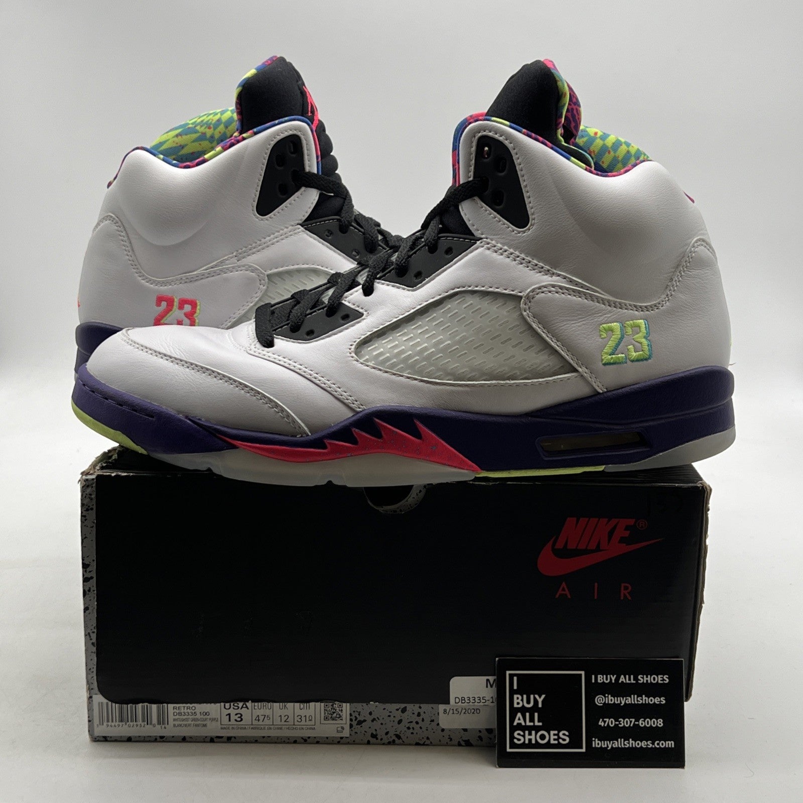 Size 13 - Air Jordan 5 Retro Alternate Bel-Air 2020 (DB3335-100)