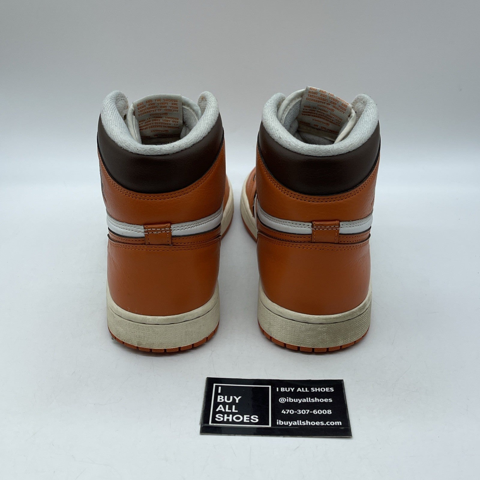 Size 12W - Jordan 1 Retro High OG Starfish Orange White Leather (DO9369-101)