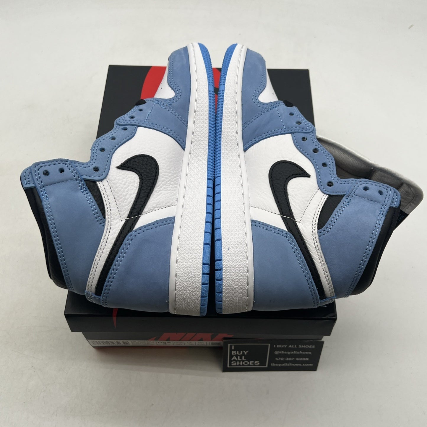 Size 4 - Air Jordan 1 Retro OG High University Blue (575441-134)