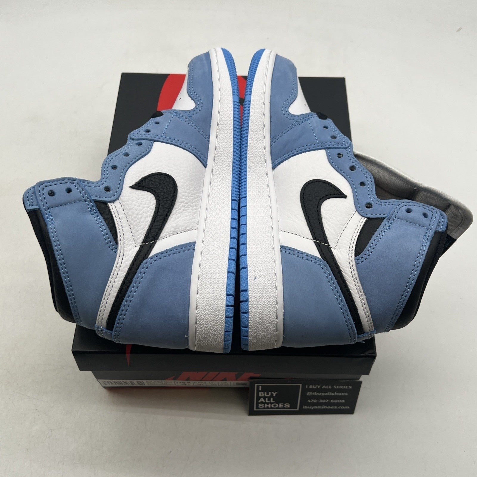 Size 4 - Air Jordan 1 Retro OG High University Blue (575441-134)