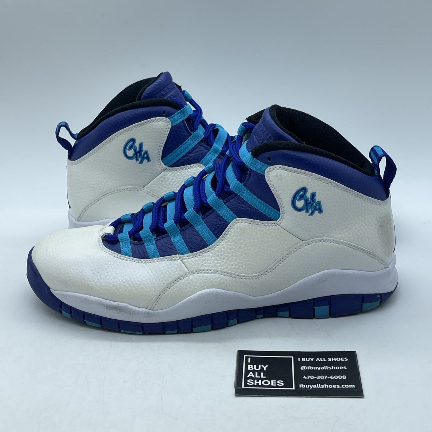 Size 12 - Air Jordan 10 Retro Charlotte Hornets (310805-107)