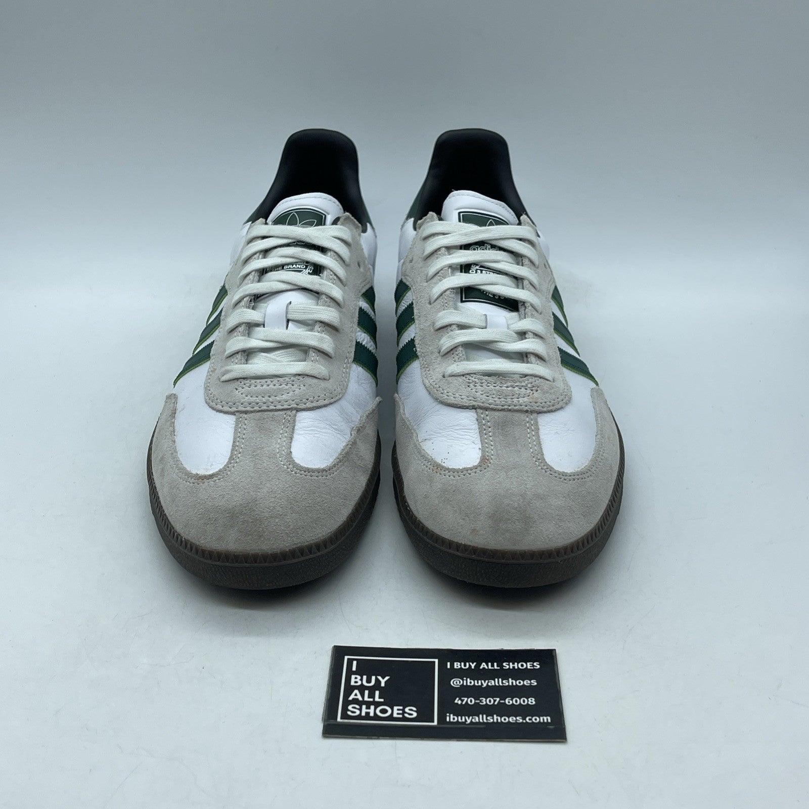 Size 14 - adidas Samba ADV White College Green (GY6940)