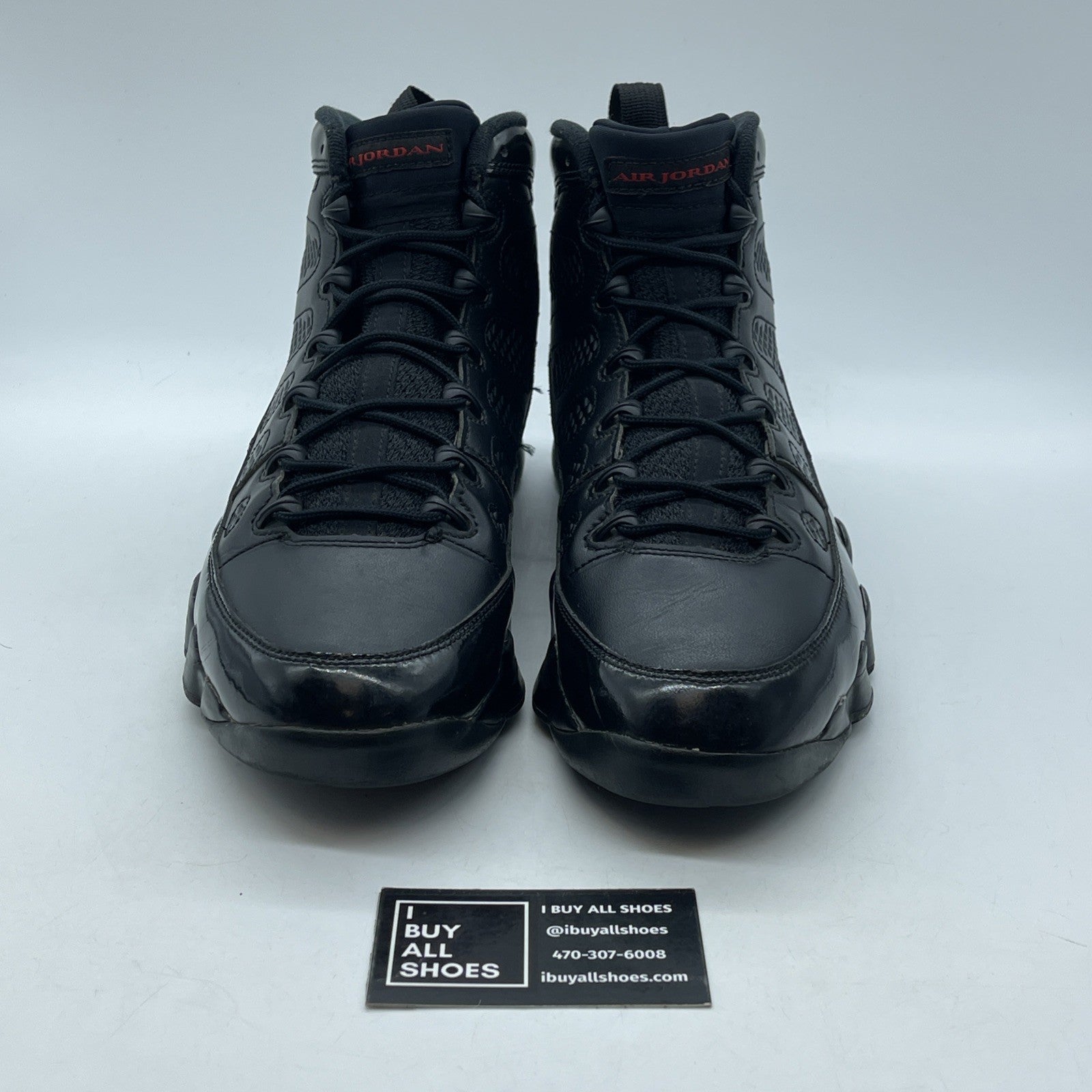 Size 11 - Air Jordan 9 Retro Bred Black Red Leather (302370-014)
