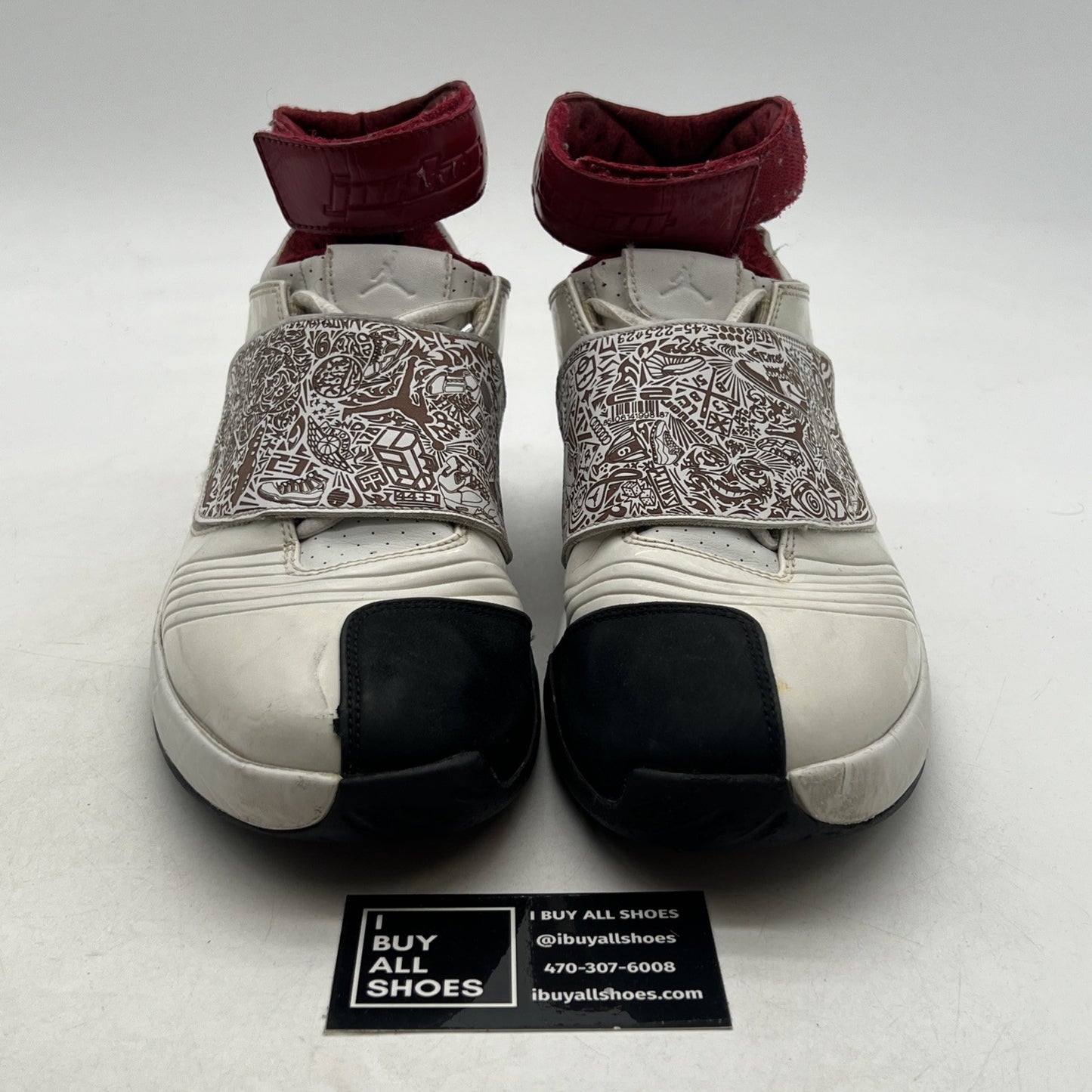 Size 9.5 - Air Jordan 20 OG White Varsity Red (310455-161)