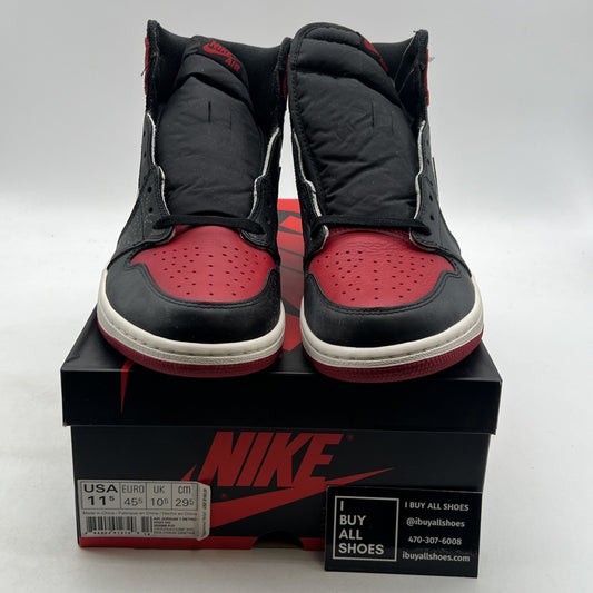 Size 11.5 - Air Jordan 1 Retro OG High Bred Toe (555088-610)