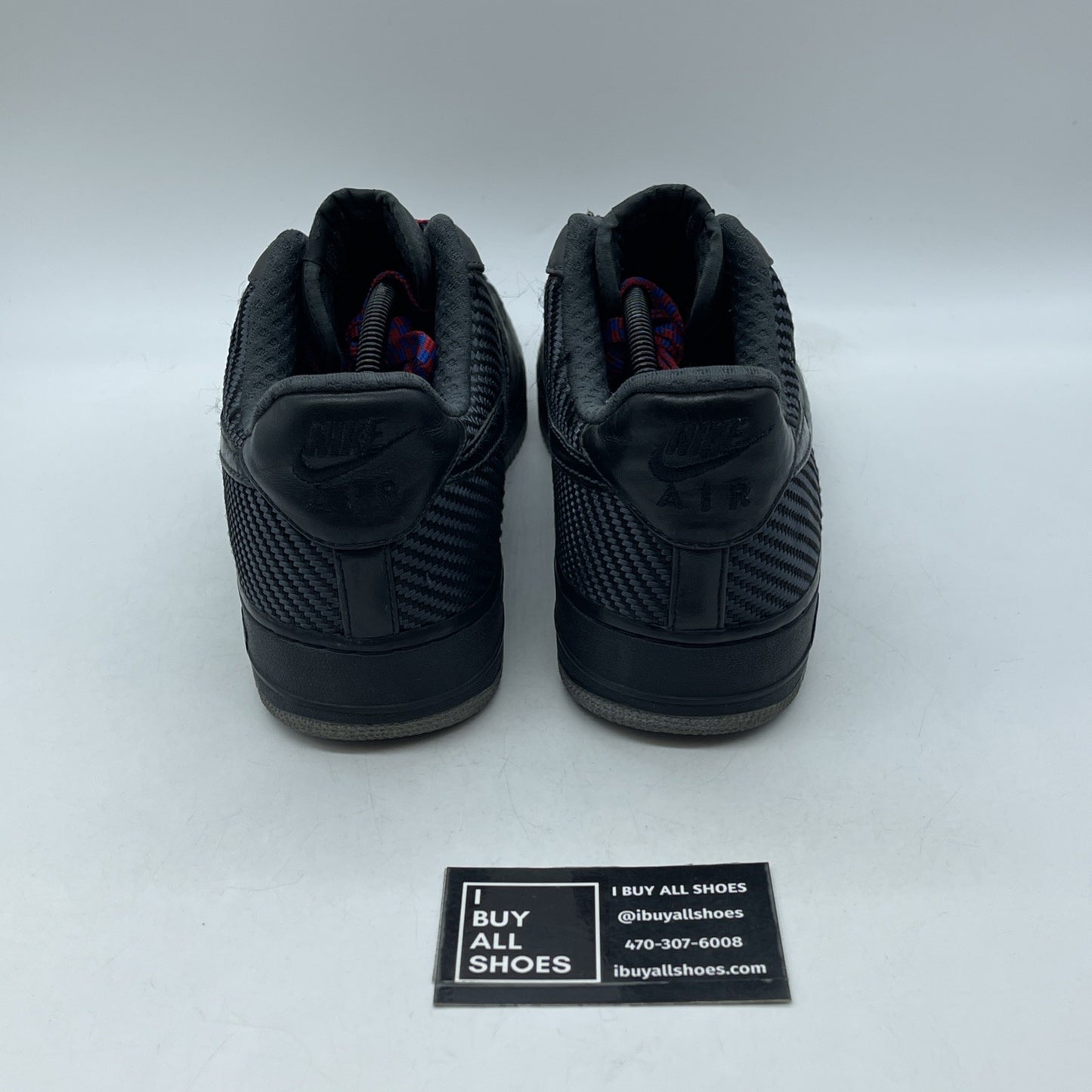 Size 12 - Nike Air Force 1 Premium 07 Black (315180-003)