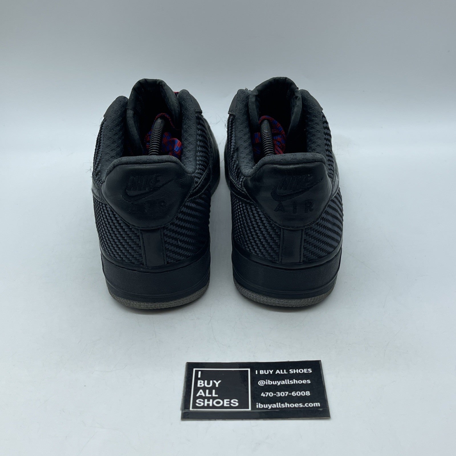Size 12 - Nike Air Force 1 Premium 07 Black (315180-003)