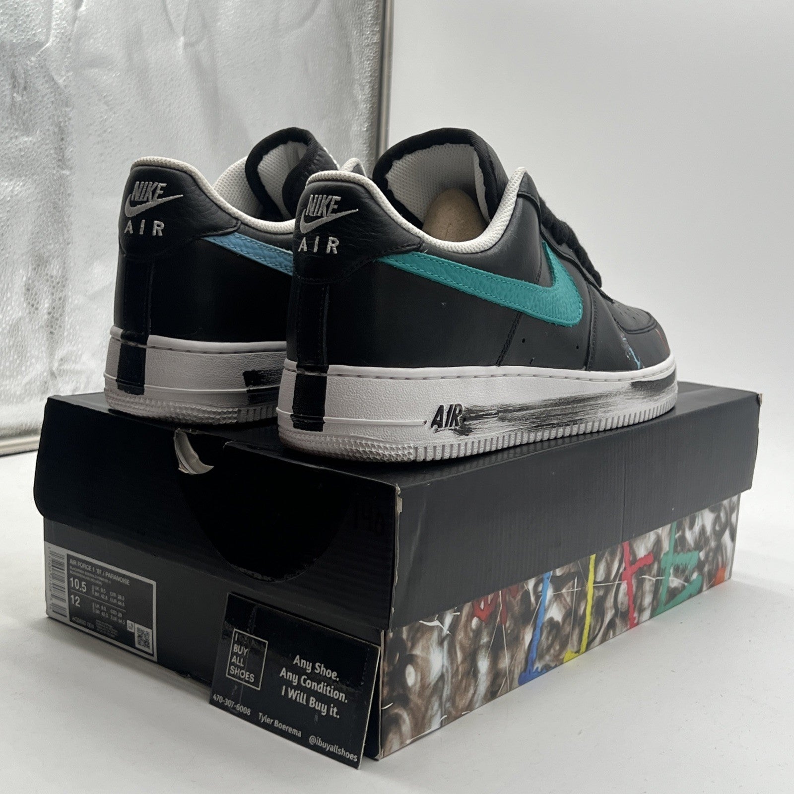Size 10.5 - Nike G-Dragon x Air Force 1 '07 Para-Noise 3.0 (AQ3692-004)