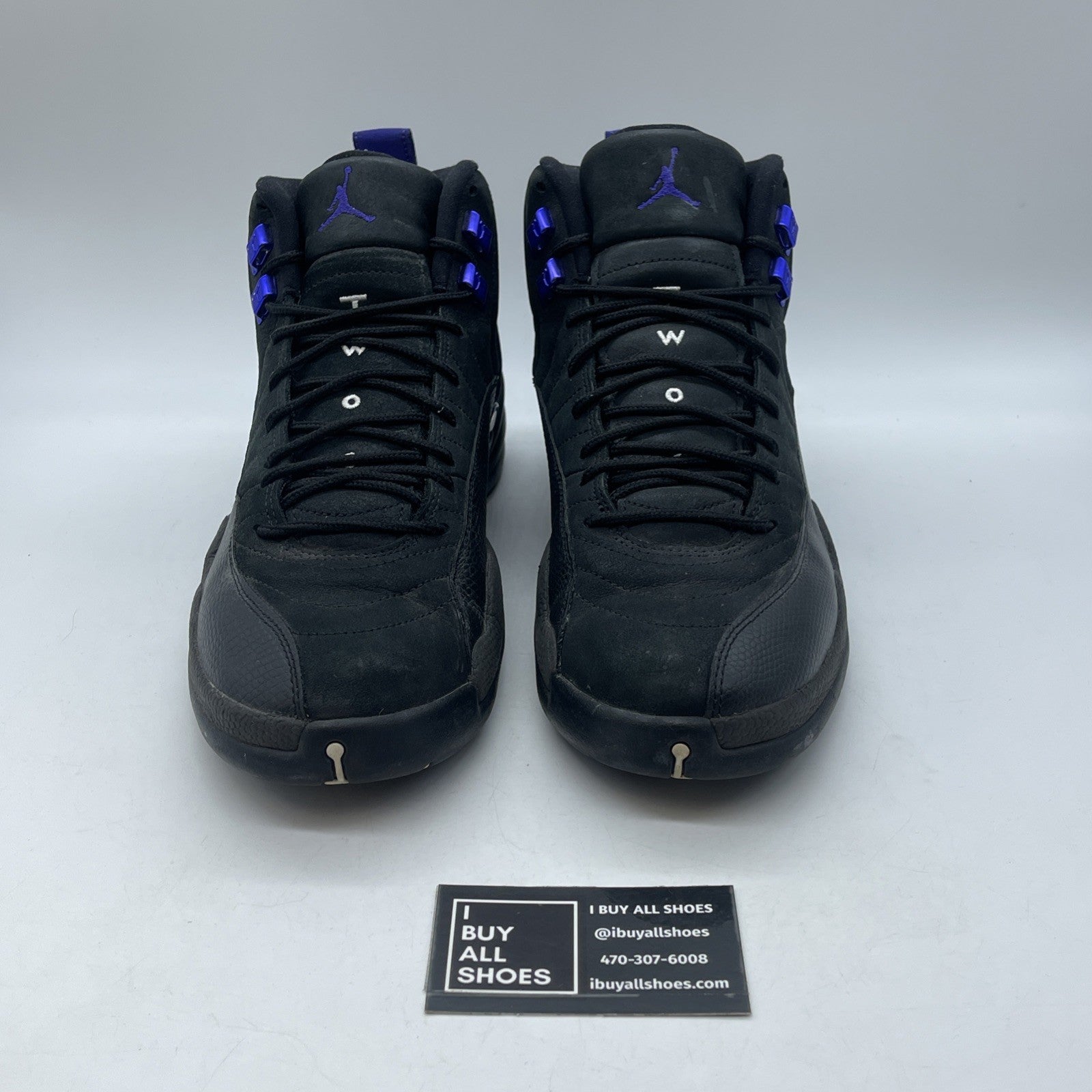 Size 11.5 - Air Jordan 12 Retro Dark Concord Black Suede Leather (CT8013-005)