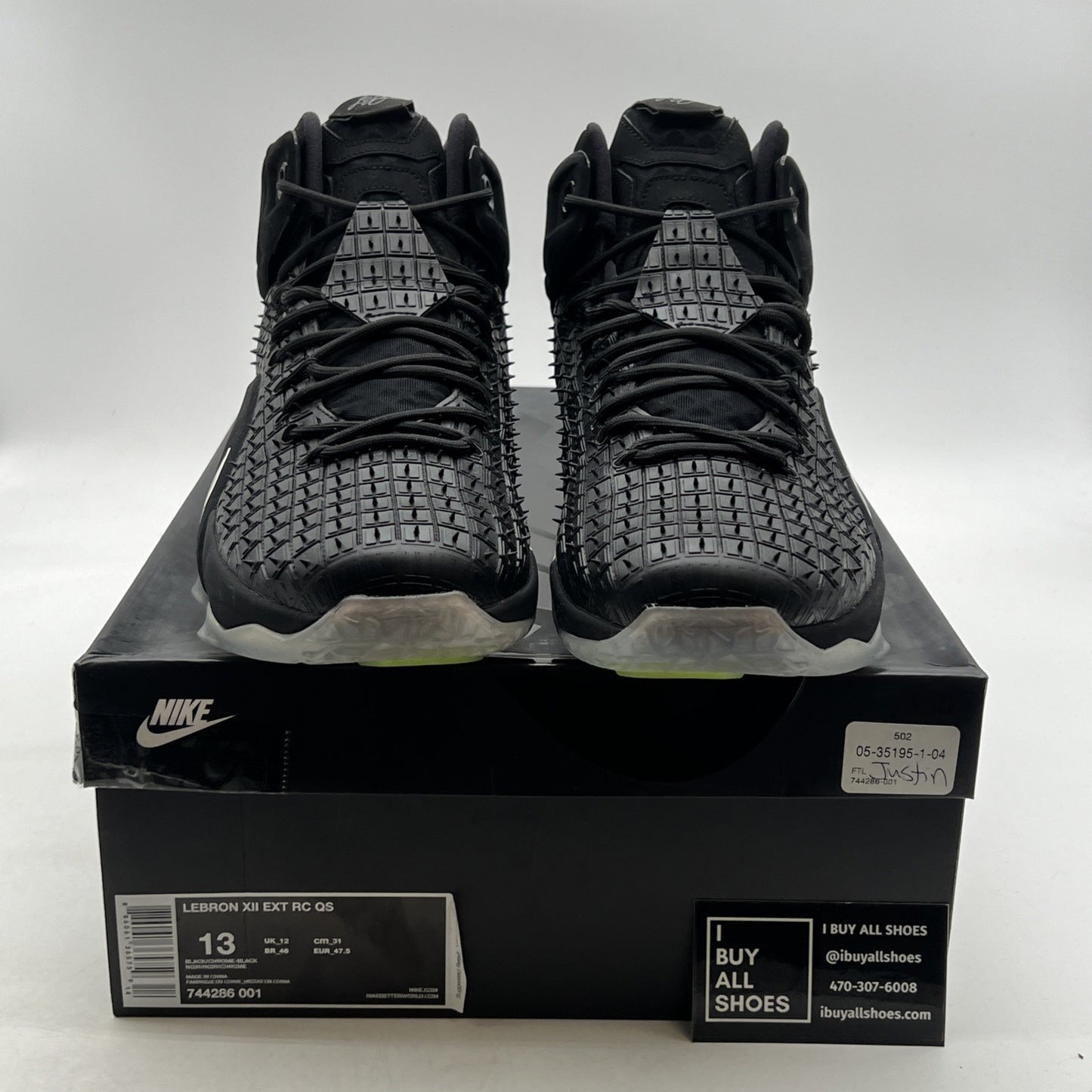 Size 13 - Nike LeBron 12 EXT Rubber City (744286-001)