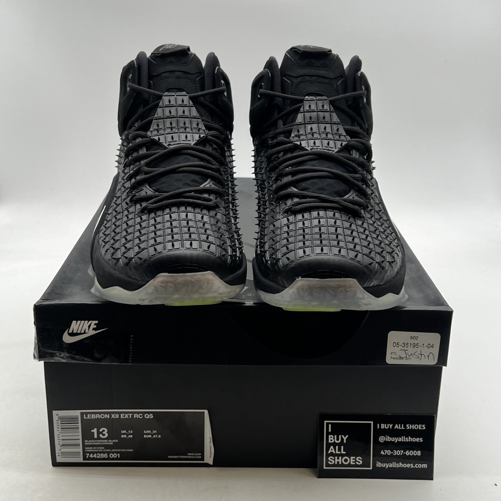 Size 13 - Nike LeBron 12 EXT Rubber City (744286-001)