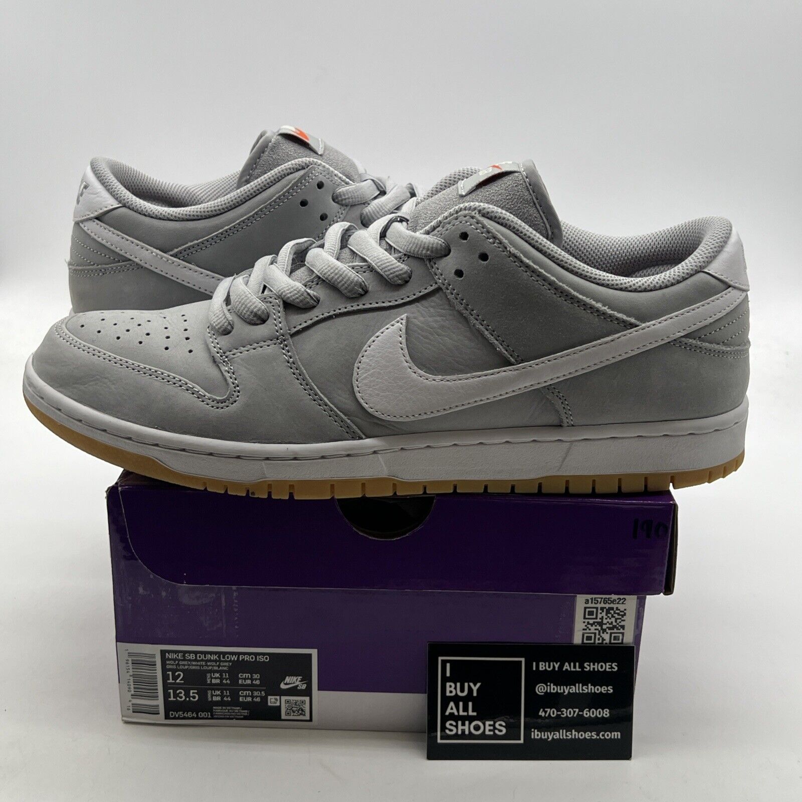 Size 12 - Nike SB Dunk Low Wolf Grey Gum (DV5464-001)