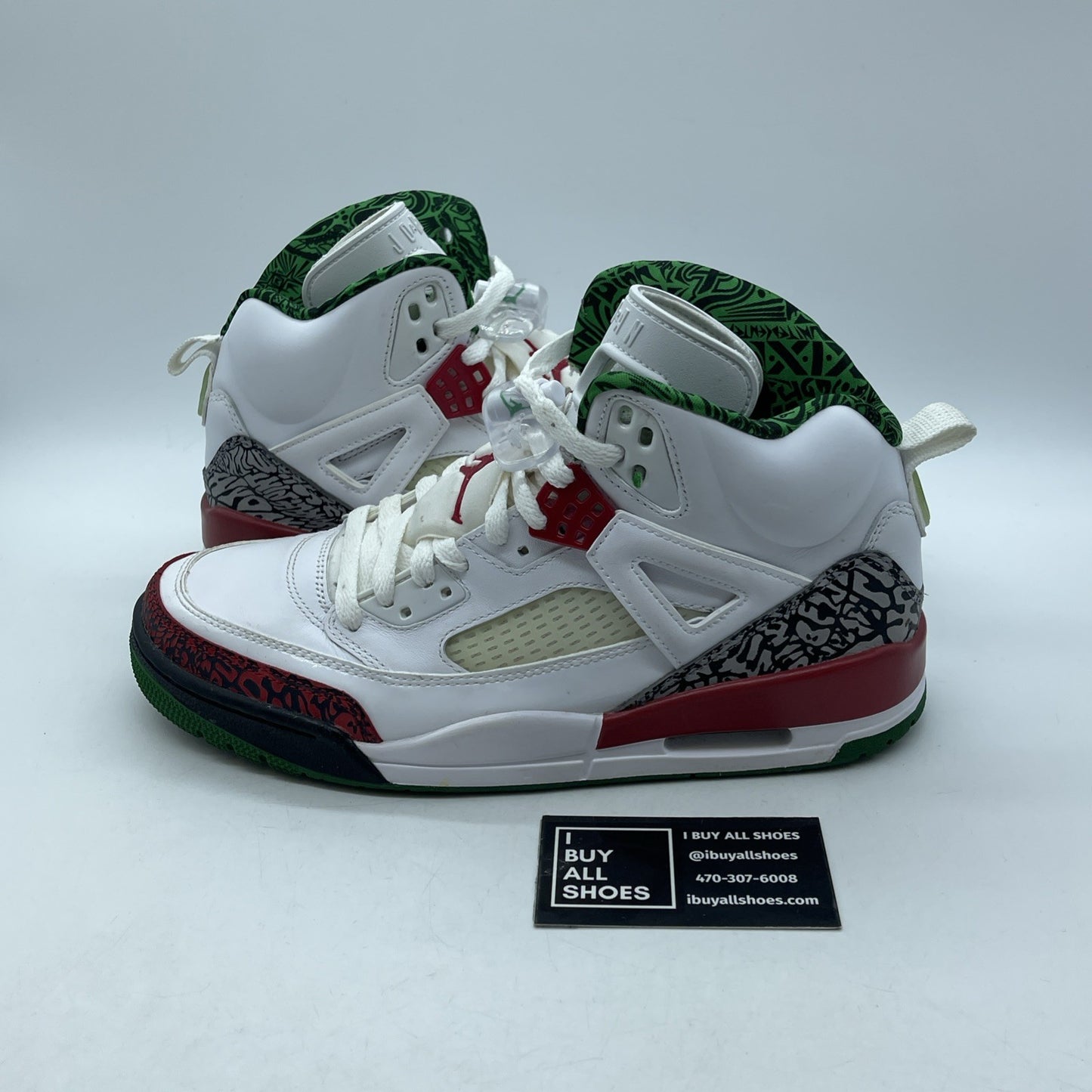 Size 8.5 - Jordan Spizike 2014 OG White Great Suede Leather (315371-125)