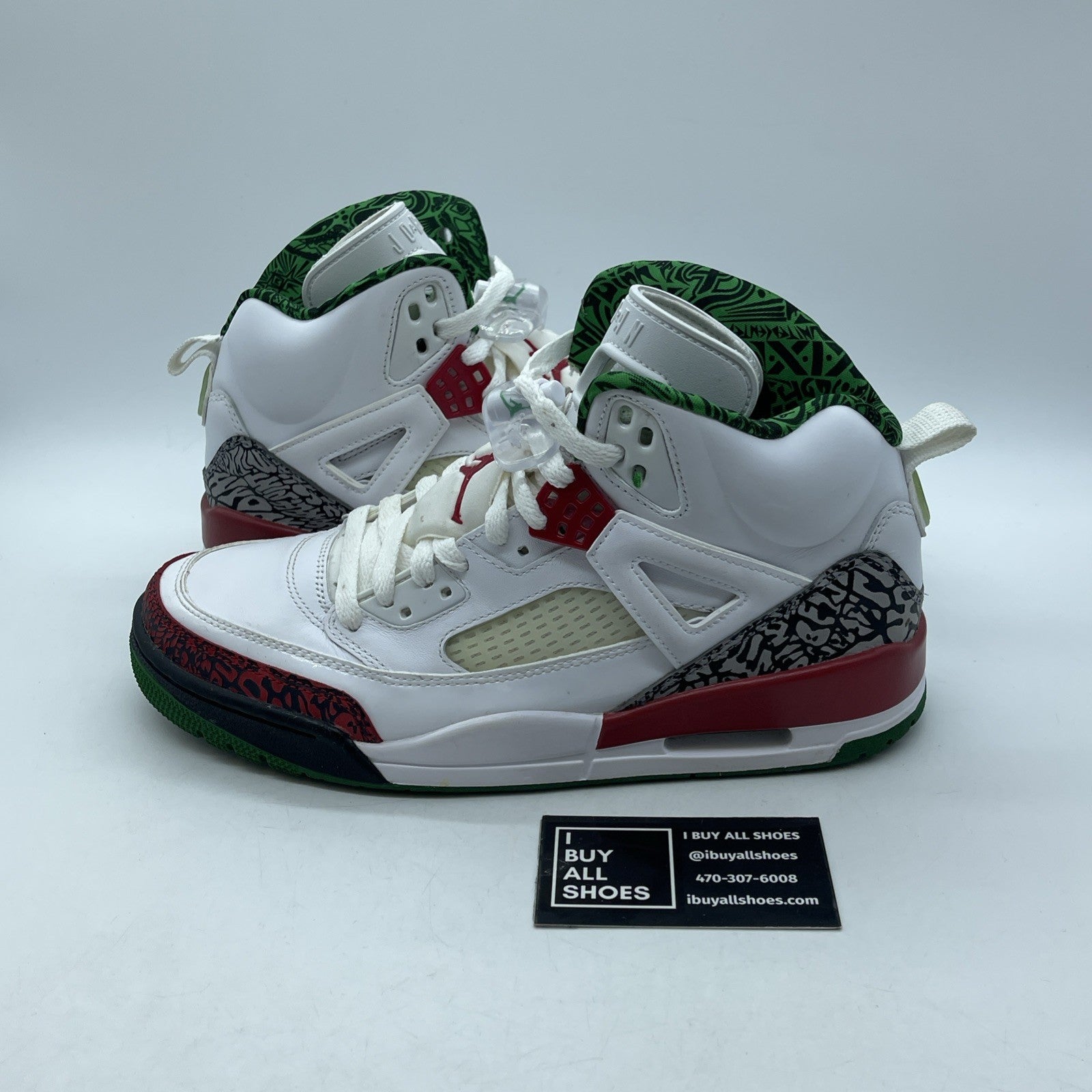 Size 8.5 - Jordan Spizike 2014 OG White Great Suede Leather (315371-125)