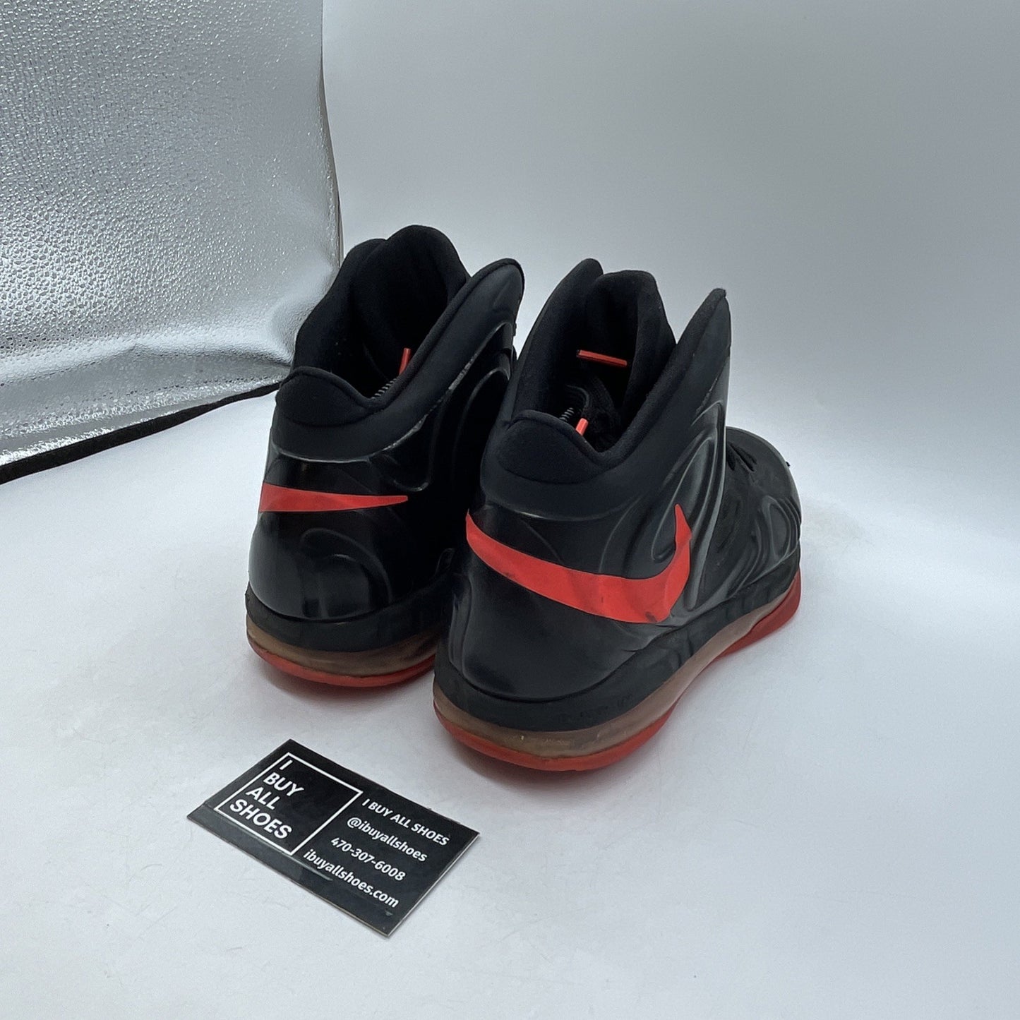 Size 8.5 - Nike Air Max Hyperposite Black Crimson (524862-002)