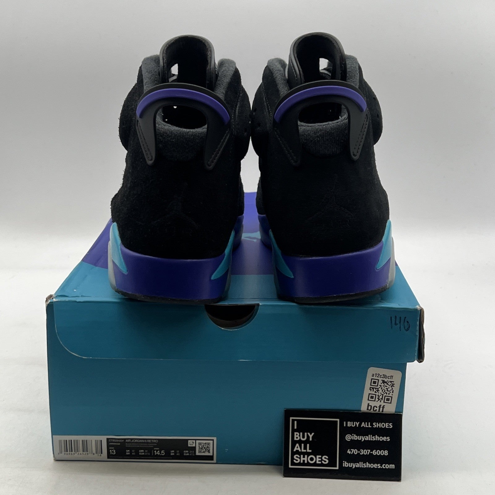 Size 13 - Air Jordan 6 Retro Aqua (CT8529-004)