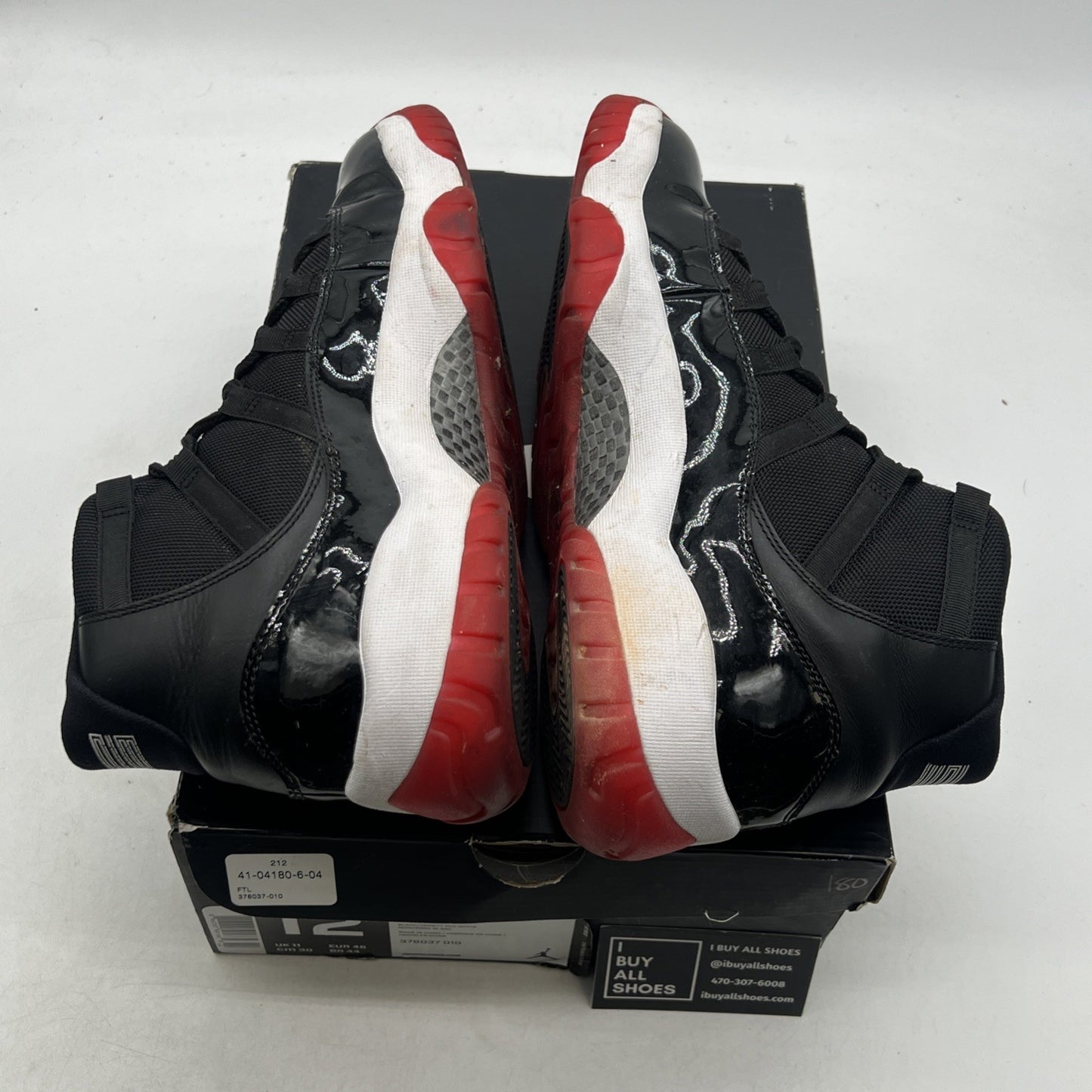 Size 12 - Air Jordan 11 Retro Bred 2012 (378037-010)