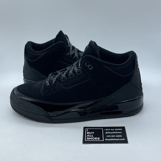 Size 13 - Air Jordan 3 Retro 2025 Black Cat Suede Leather (CT8532-001)