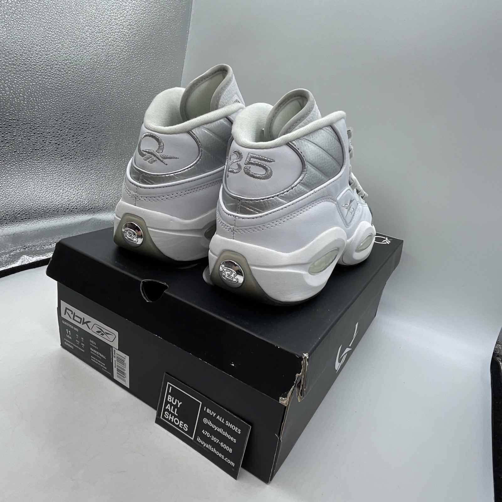 Size 11 - Reebok Question Mid 25th Anniversary (GX8563)