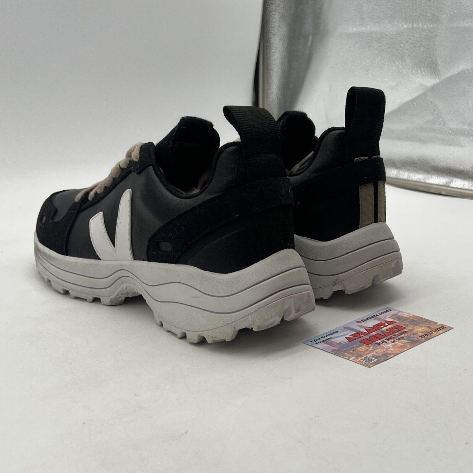 Size 9 - Rick Owens X Veja Hiking Shoes Geobasket Vegan EUC