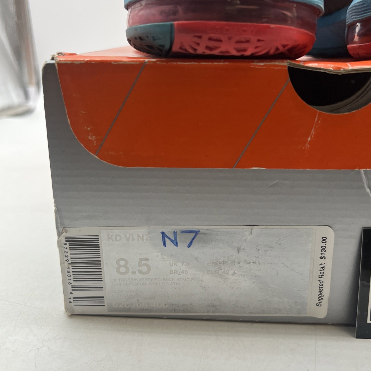 Size 8.5 - Nike KD 6 N7 - (626368-466)